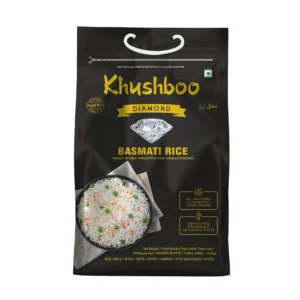 Khushboo Diamond Basmati Rice Long Grains (Chawal) 4.5Kg