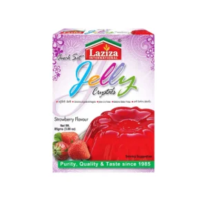 Laziza Jelly Crystals Strawberry Flavor 85G