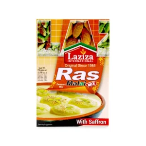 Laziza Rasmalai With Saffron Frozen Dessert Mix 75G