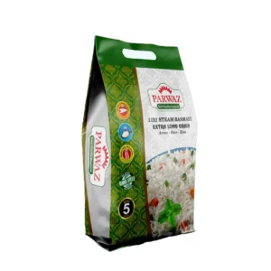 Parwaz 1121 Steam Basmati Rice Extra long Grain 5kg