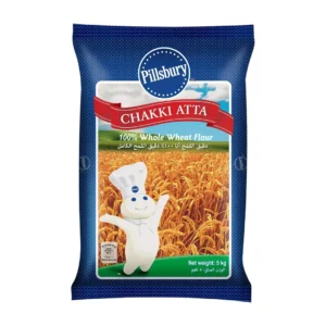 Pillsbury Whole Wheat Flour Chakki Atta 5Kg