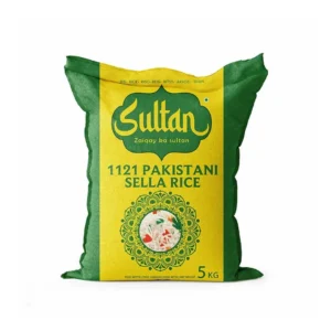 Sultan 1121 Pakistani Sella Basmati Rice (Chawal) 5Kg